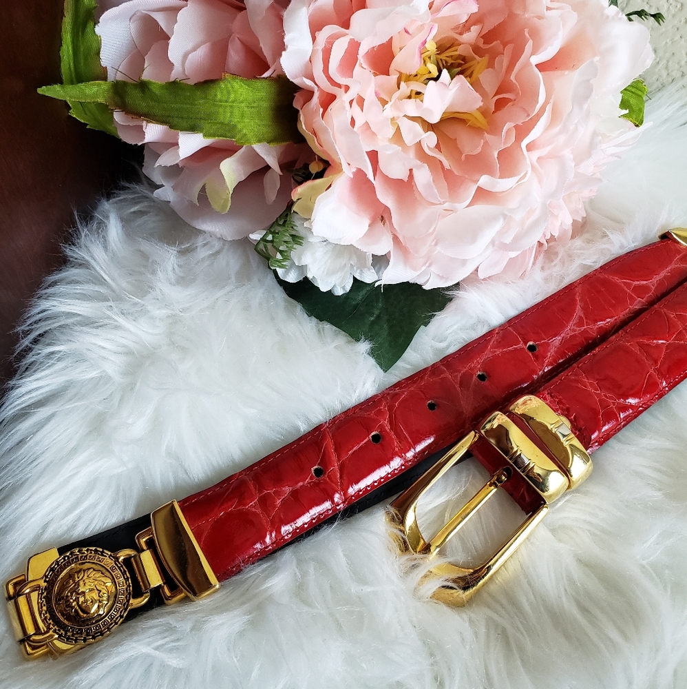 Vintage Marco Valentino Belt with Medusa Head
